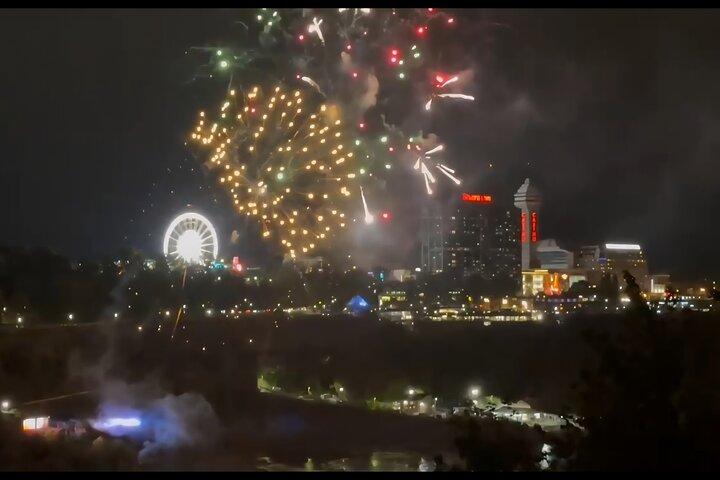 Niagara USA Side Rainbow Illumination and Fireworks Walking Tour