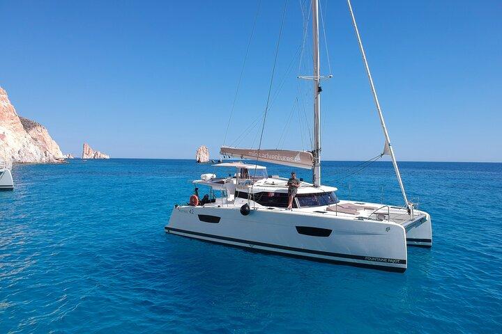 Catamaran Full Day Cruise: Poliegos - Kleftiko
