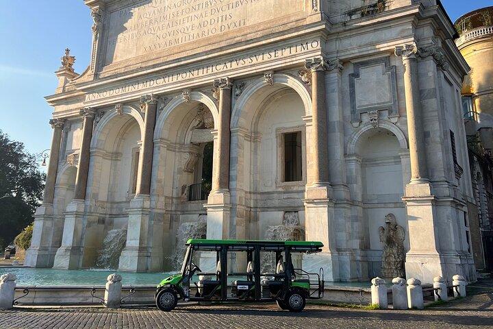 Rome Family Golf Cart Tour with Gelato