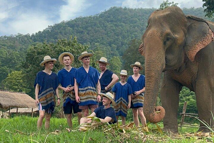 4 in 1 Elephants Long Neck Rafting and Sticky Waterfall Tour
