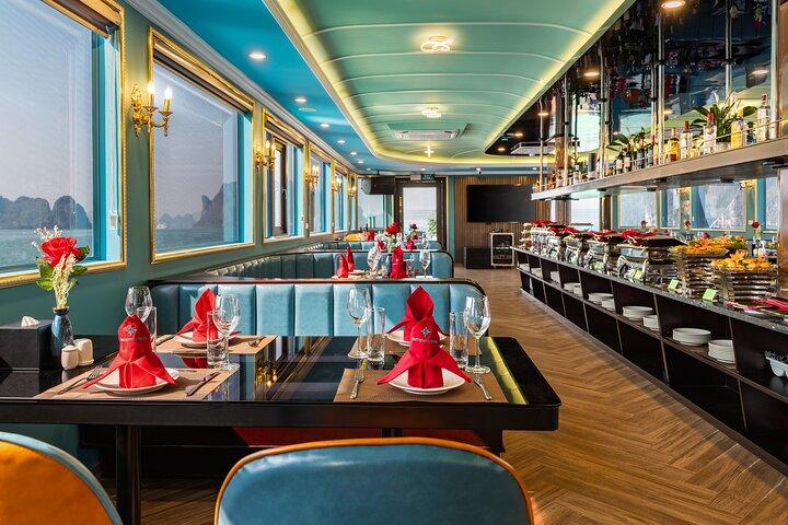 5-Star Ha Long Bay Day Cruise Explore Caves, Kayak, Buffet Lunch