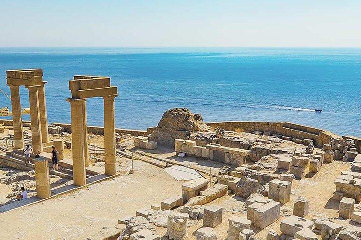 Best of Rhodes, Lindos & BEACH Time - Full-Day PRIVATE Tour: