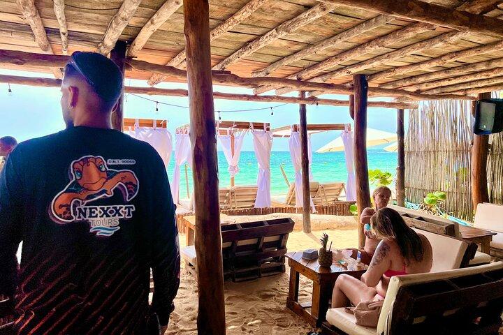 Full day At Beach Club in Playa Blanca Baru cartagena