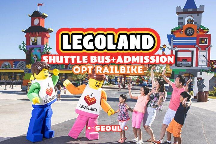 LEGOLAND Ticket with Transport & opt Railbike Day Tour from Seoul