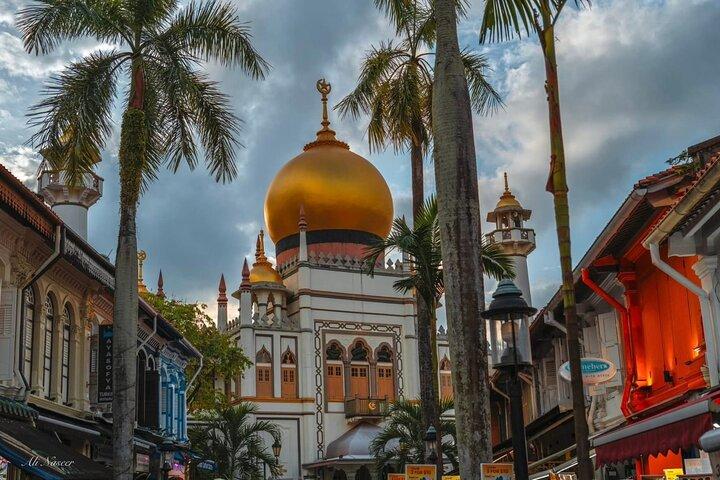 All-in-1 Tour: Kampong glam, River Cruise & Sentosa Wings of time