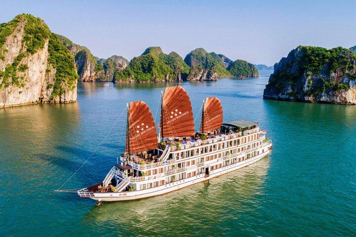 From Hanoi: 2-Day Arcady Boutique Cruise to Majestic Halong Bay