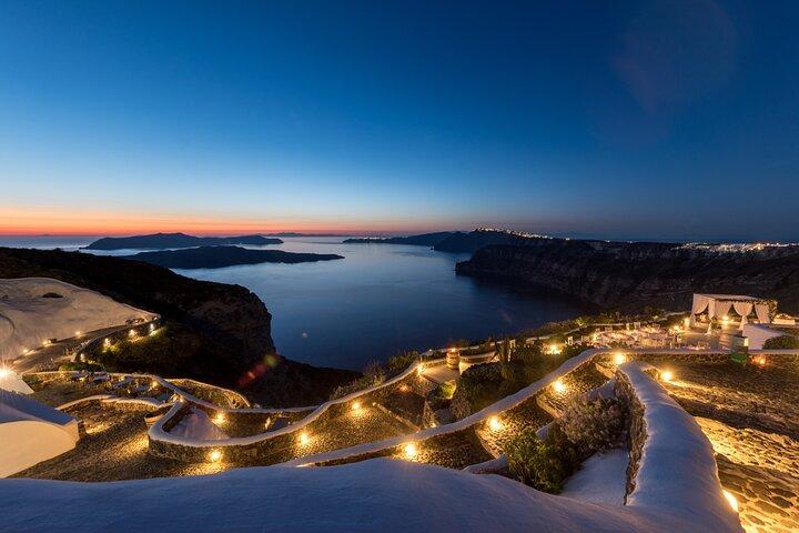 Santorini Private Wine Tasting with Dinner at Venetsanos Winery