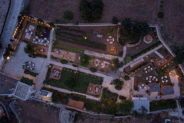 Compose your dish in a magical garden in the center of Ostuni
