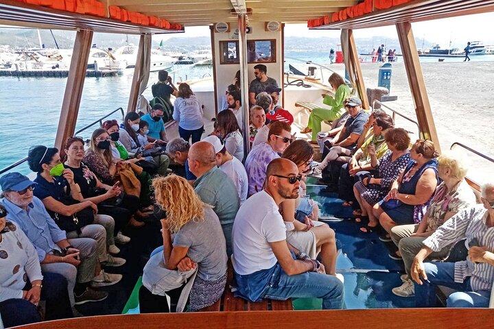 Visit To the sunken city of Baia with transparent keel boat