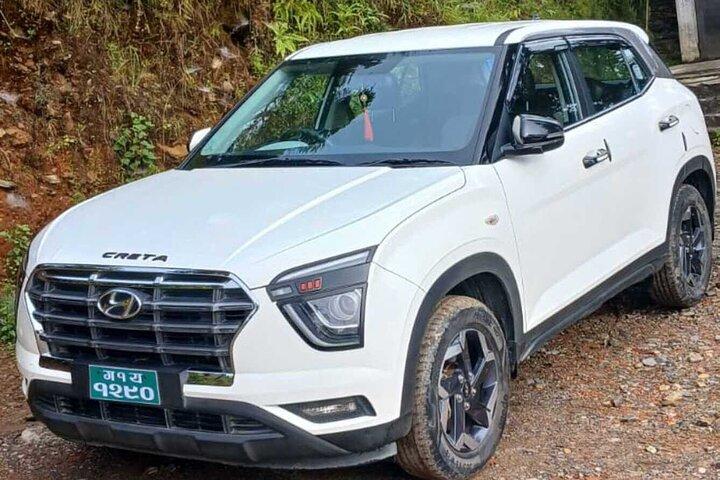 "Exclusive Private Transfer: Pokhara to Chitwan in a Luxury car"
