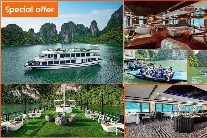 Luxury Halong Bay 1 Day on Cruises From Hanoi with Bus & Lunch