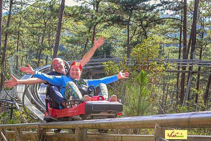 Dalat: Morning tour Alpine Coaster, Crazy House, Clay Tunnel