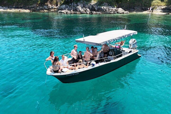 Zadar Boat Tours: 4 stops Island Experience or 2 Hour Sunset Swim