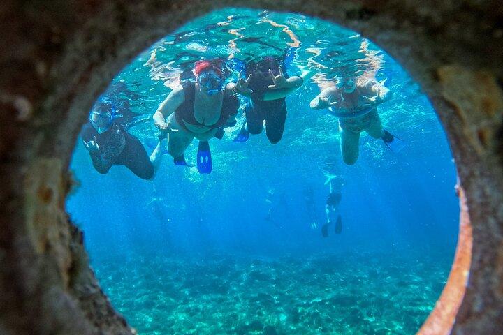 paphos:turtle-watching snorkeling sea scooter trip with guide