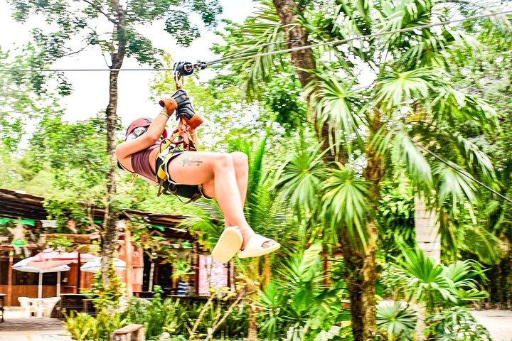 Atv, Zipline , Cenote & Lunch from Playa del Carmen