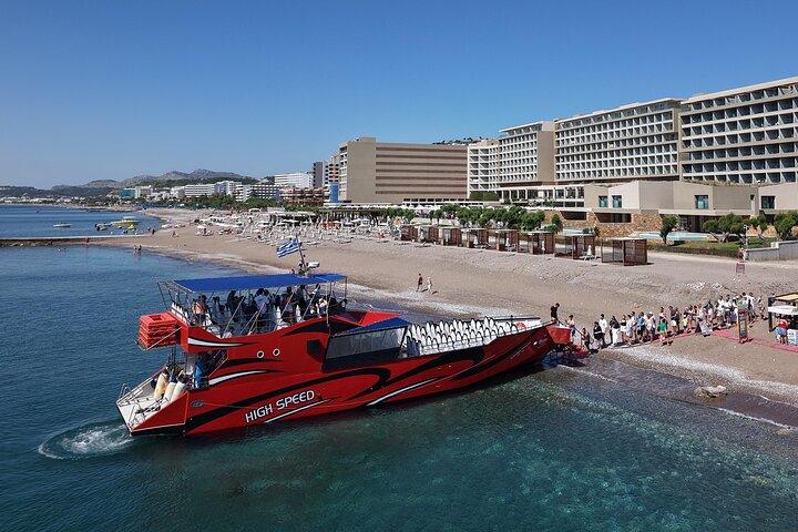 Fast Boat To Symi & St George's Bay Directly from Faliraki Beach