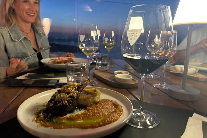 Santorini Private Island Tour & Sunset Dinner at Santo Wines