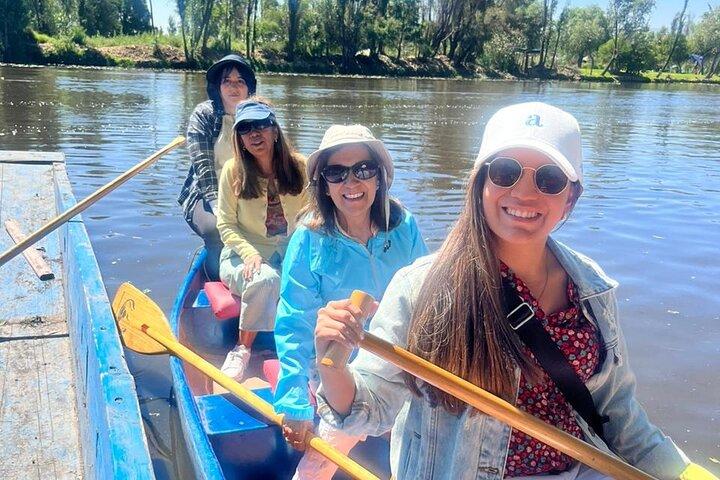 Xochimilco at dawn in Canoe or Kayak and Organic Breakfast