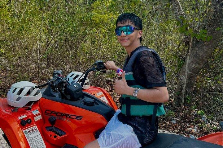 ATV Single, Tulum Ruins & Underground Cenote from Cancun