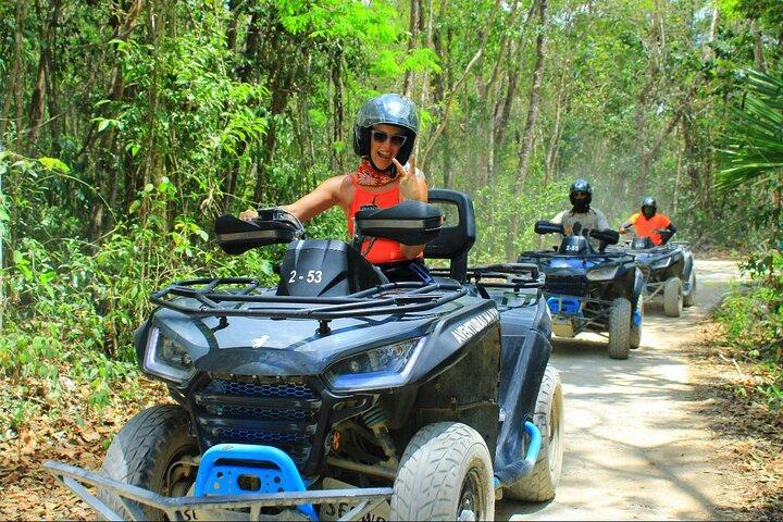 ATV Single, Tulum Ruins & Underground Cenote from Cancun