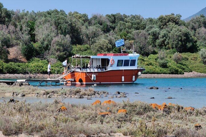 Athens: Lichadonisia Islets Day Tour with Boat & Thermal Spa Pool