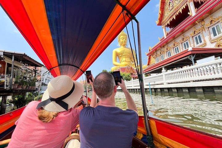 Bangkok Canal Tour Wat Pak Nam, Artist House, Flower Market