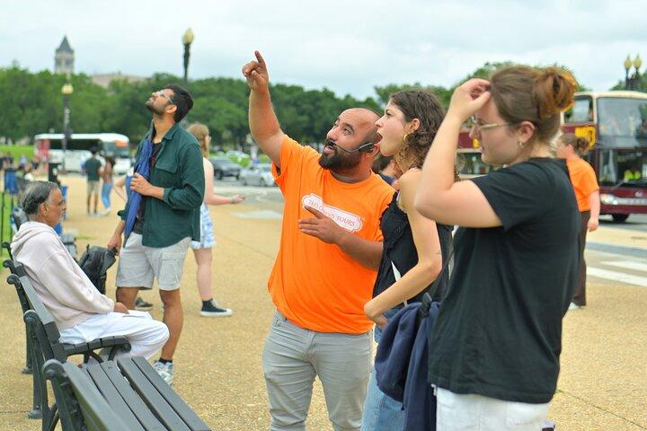 Washington DC Monuments Open-Air Sightseeing Minibus Guided Tour