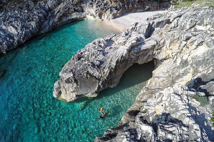 Boat Trip Juli Vlore Albania to Karaburun Sazan Speedboat Tour