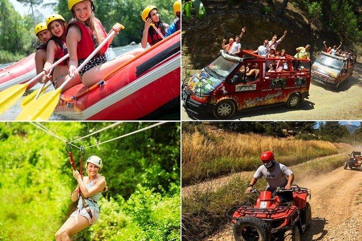 Side / Manavgat : Combo Rafting , Buggy & Jeep & Zipline(4 in 1)