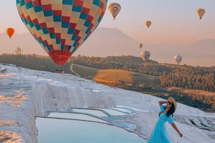 Pamukkale Hierapolis And Hot Air Balloon Tour From Kemer