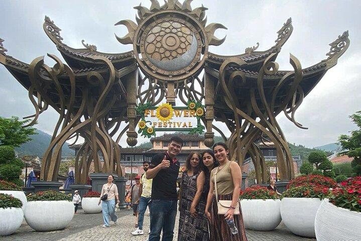 Da Nang to Ba Na hills- Golden Bridge by Private Transportation