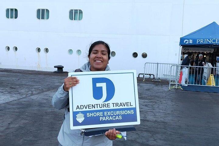 Ballestas island & Paracas reserve from PISCO CRUISESHIP TERMINAL