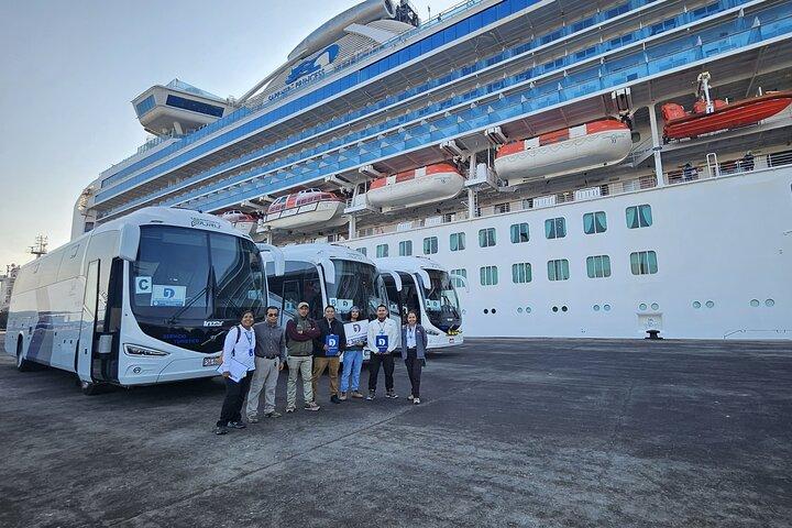 Ballestas island & Paracas reserve from PISCO CRUISESHIP TERMINAL