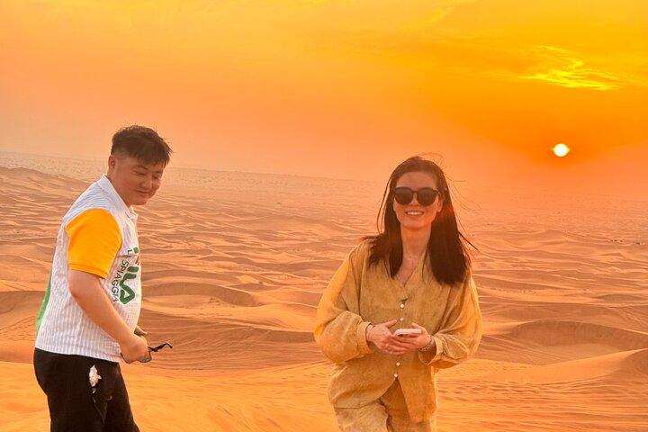 Premium Desert Safari Dubai , Camel Ride Sand board , BBQ & Shows