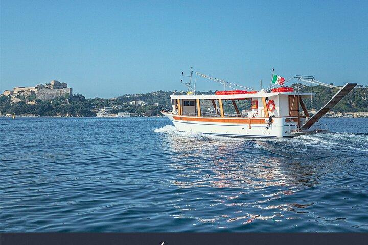 Visit To the sunken city of Baia with transparent keel boat