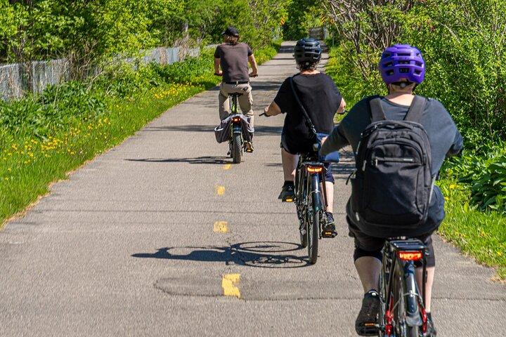 Quebec City: Montmorency Falls and Microbrewery eBike Tour