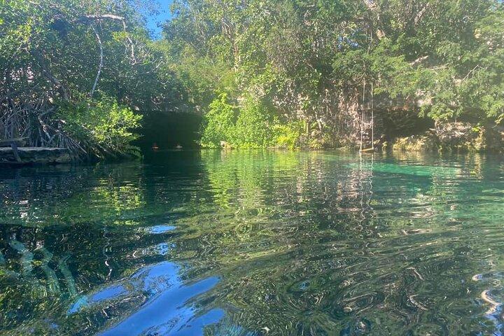 Sacred Waters: 3 Cenotes & Hidden Lagoon from Cancun