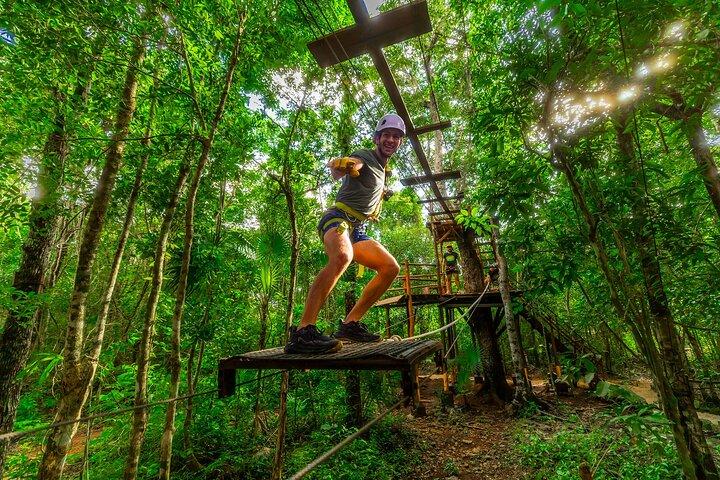 ATV, Zipline and Cenote at Extreme Adventuring with Tulum Pickup