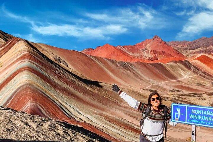 Epic Rainbow Mountain & Red Valley Guided Day Trip with Meals