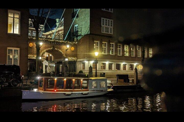 Private Boat Tour in Amsterdam with welcome drink