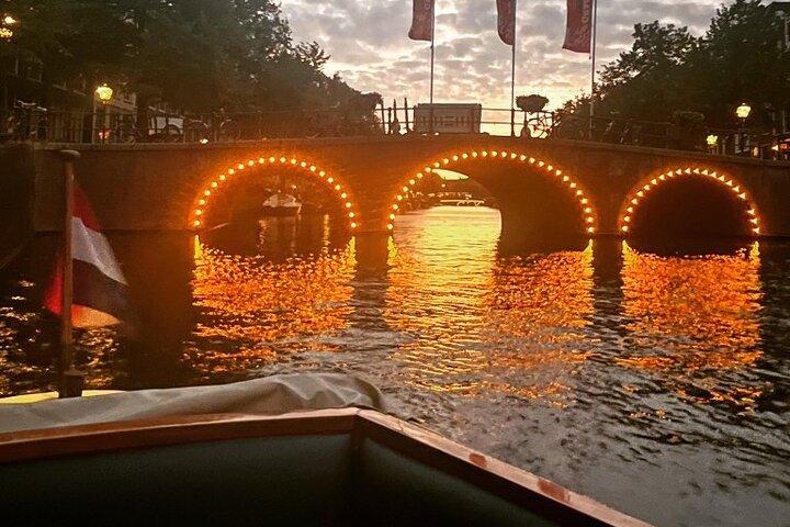Private Boat Tour in Amsterdam with welcome drink