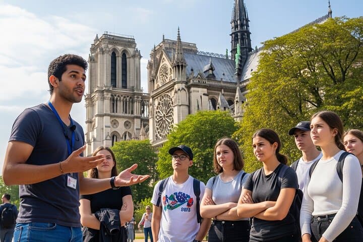 Latin Quarter Highlights Walking Tour with Notre Dame Entry