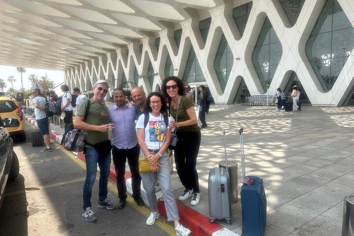 taxi marrakech airport to city centre medina & around morocco
