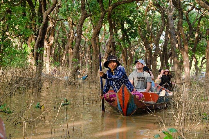 Half Day Kampong Phluk with Sunset, Boat and Guide from Siem Reap