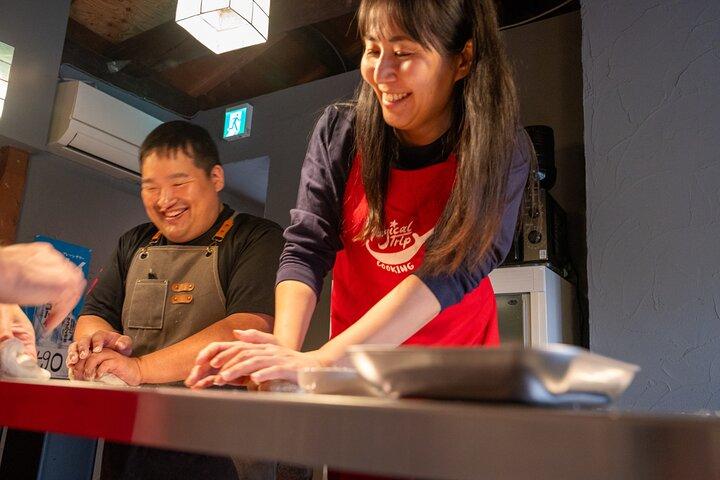 Kyoto Udon and Tempura Cooking Class with Professional Chefs
