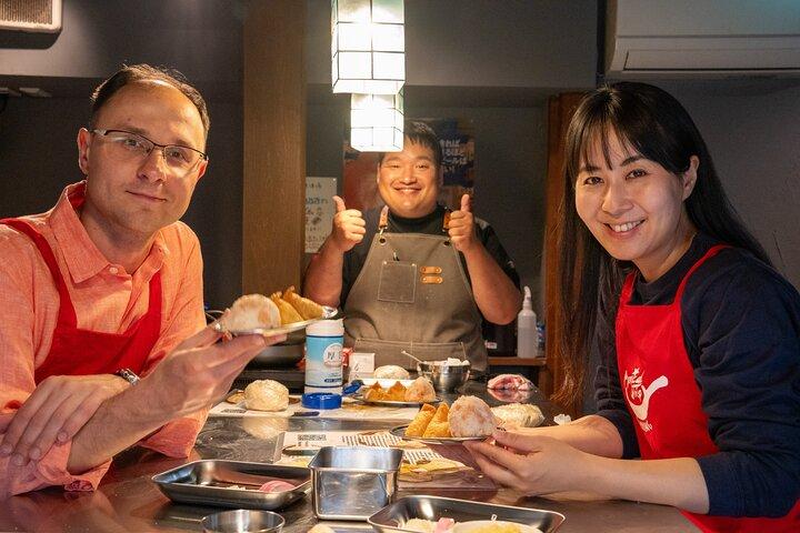Kyoto Udon and Tempura Cooking Class with Professional Chefs