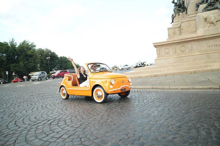 Cabriolet Vintage Fiat 500 City tour with Photoshoot