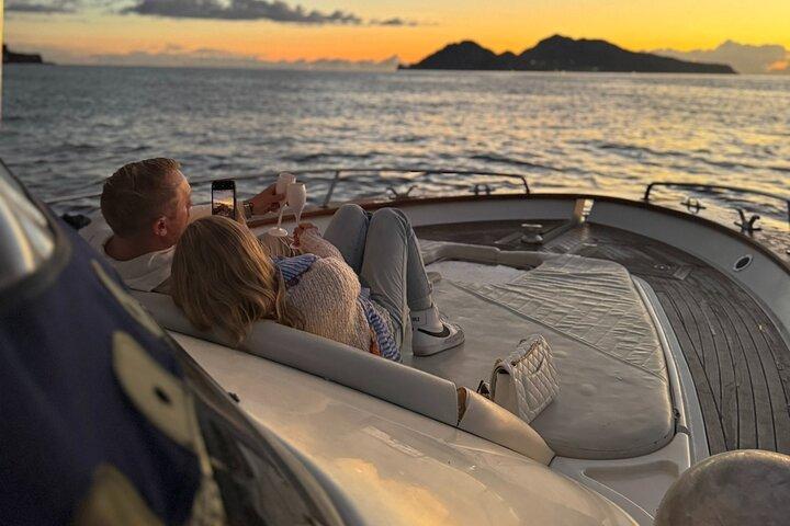Shared Sunset Boat Cruise with Aperitif on Sorrento or Positano