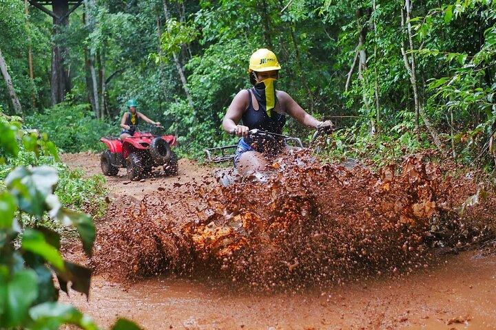 Adrenaline Experience with ATV Single, Ziplines on Cenote