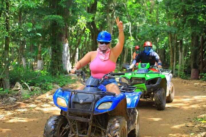 Cancun Adventure Tour ATV Zipline Lunch Tequila
